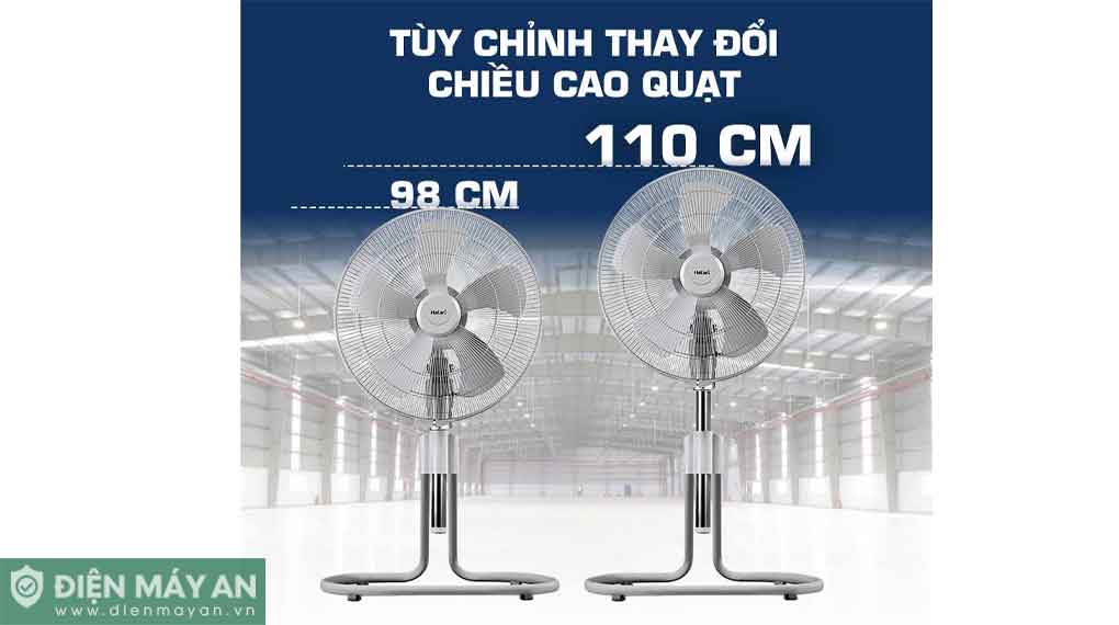 Quạt sàn công nghiệp Hatari 5 cánh IS18M1 126W